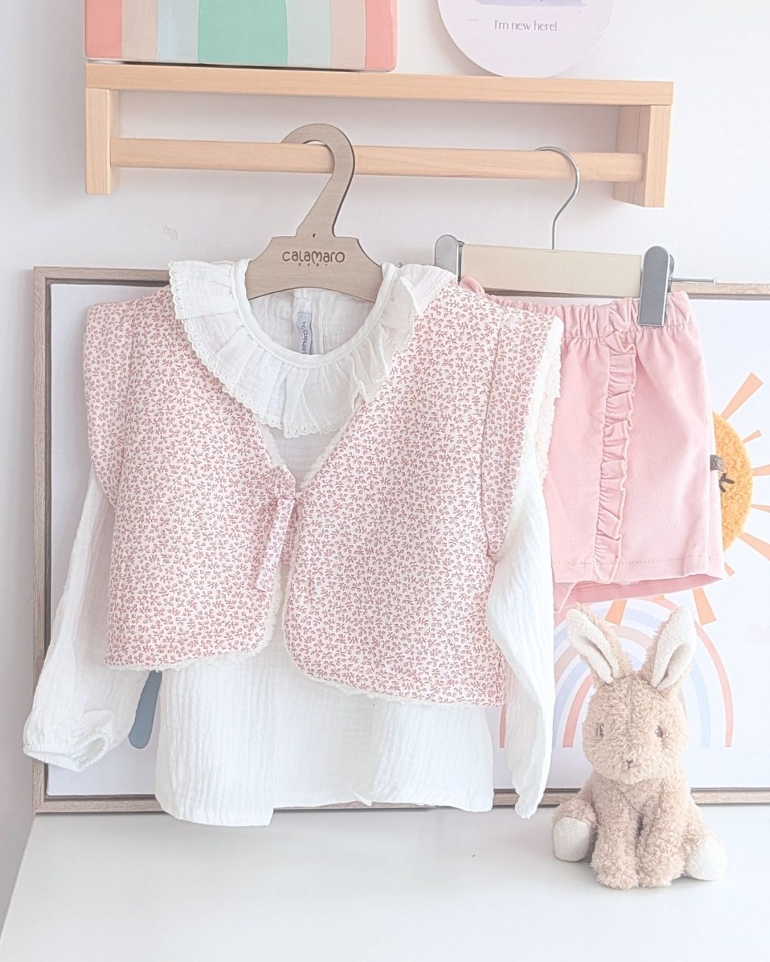 Conjunto Con Chaleco Laza Nude - Calamaro