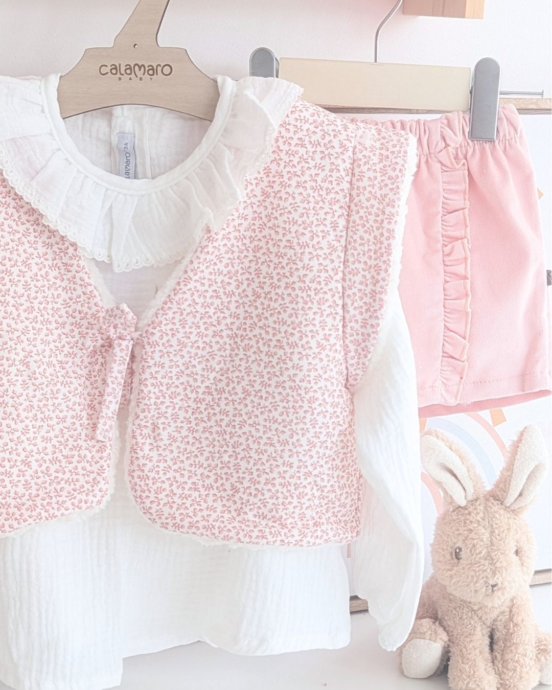 Conjunto Con Chaleco Laza Nude - Calamaro
