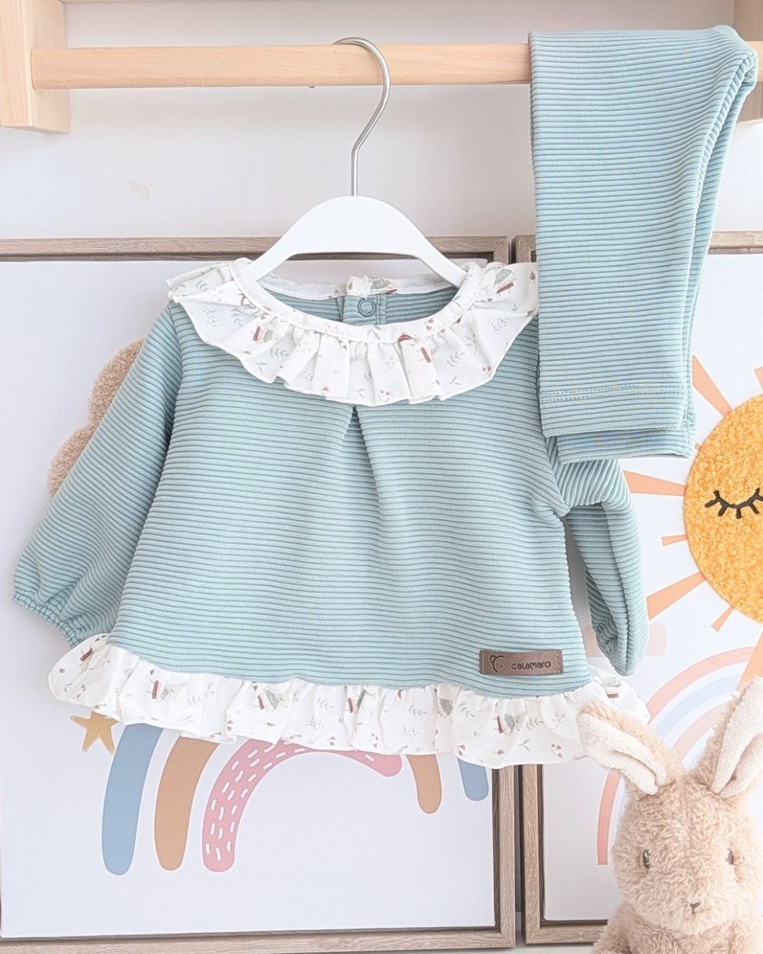 Conjunto Legging Cuello Volante Arosa - Calamaro