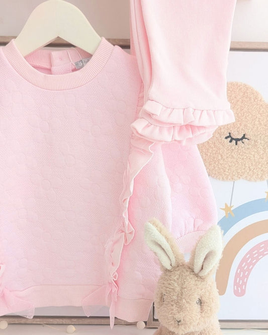 Conjunto Leggins Flores Rosa - Tutto Piccolo