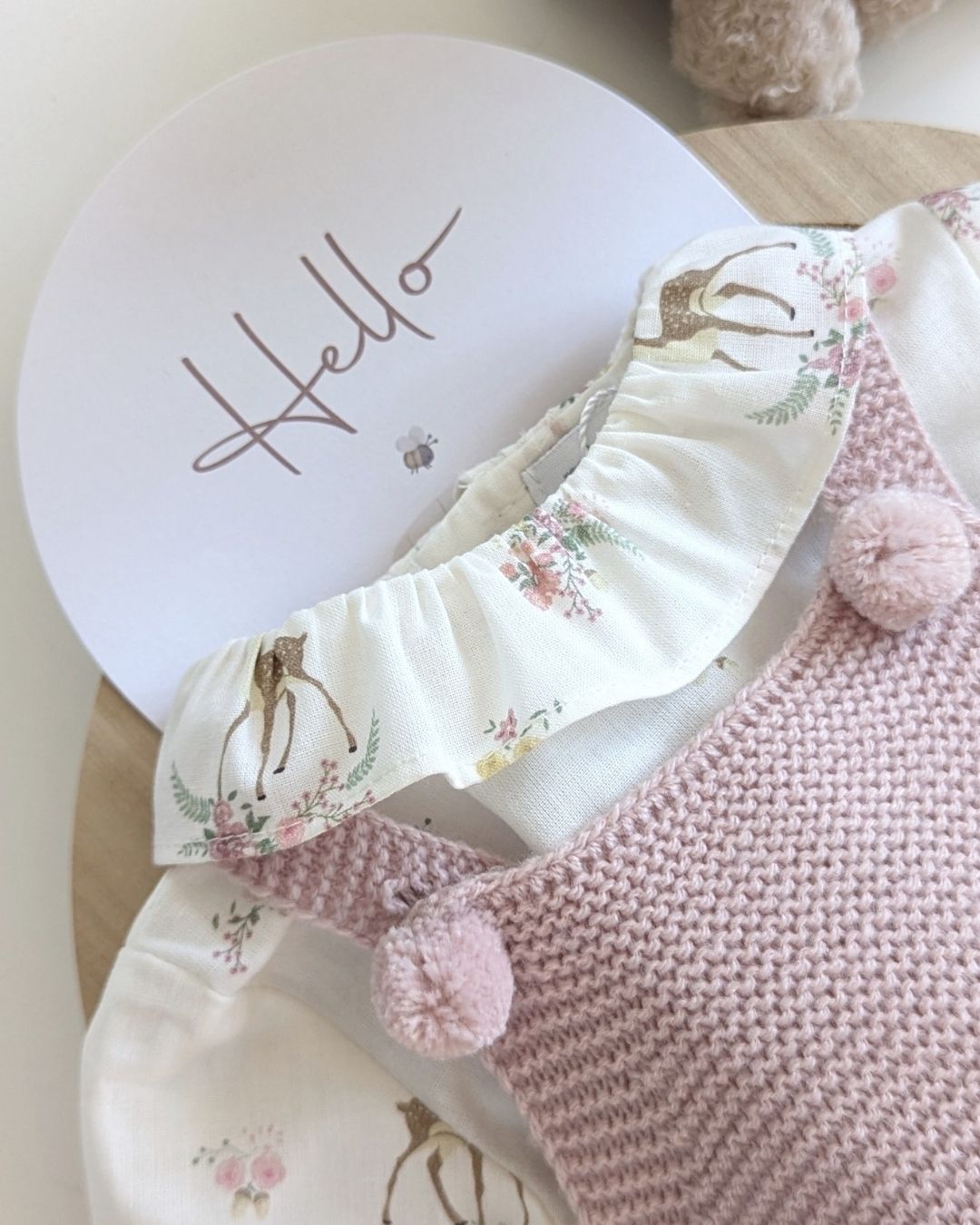 Conjunto Micolino Rosa Empolvado Familia Beatrice - Micolino