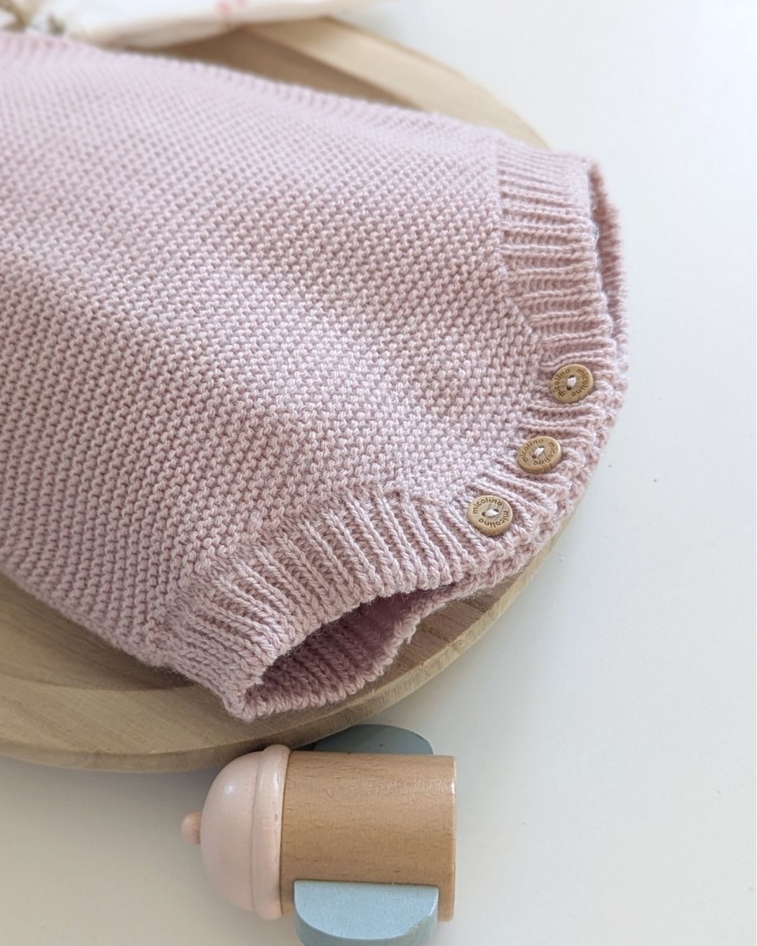 Conjunto Micolino Rosa Empolvado Familia Beatrice - Micolino