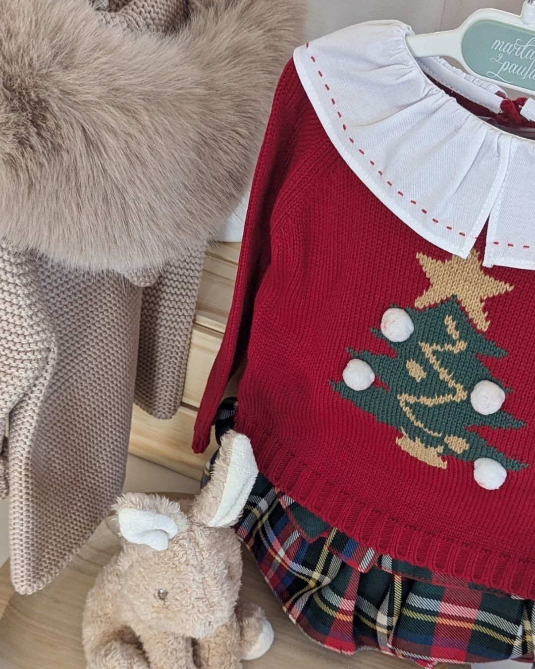 Conjunto Navidad Baby Niña Familia Marilyn 1801MINV-25 - Marta y Paula