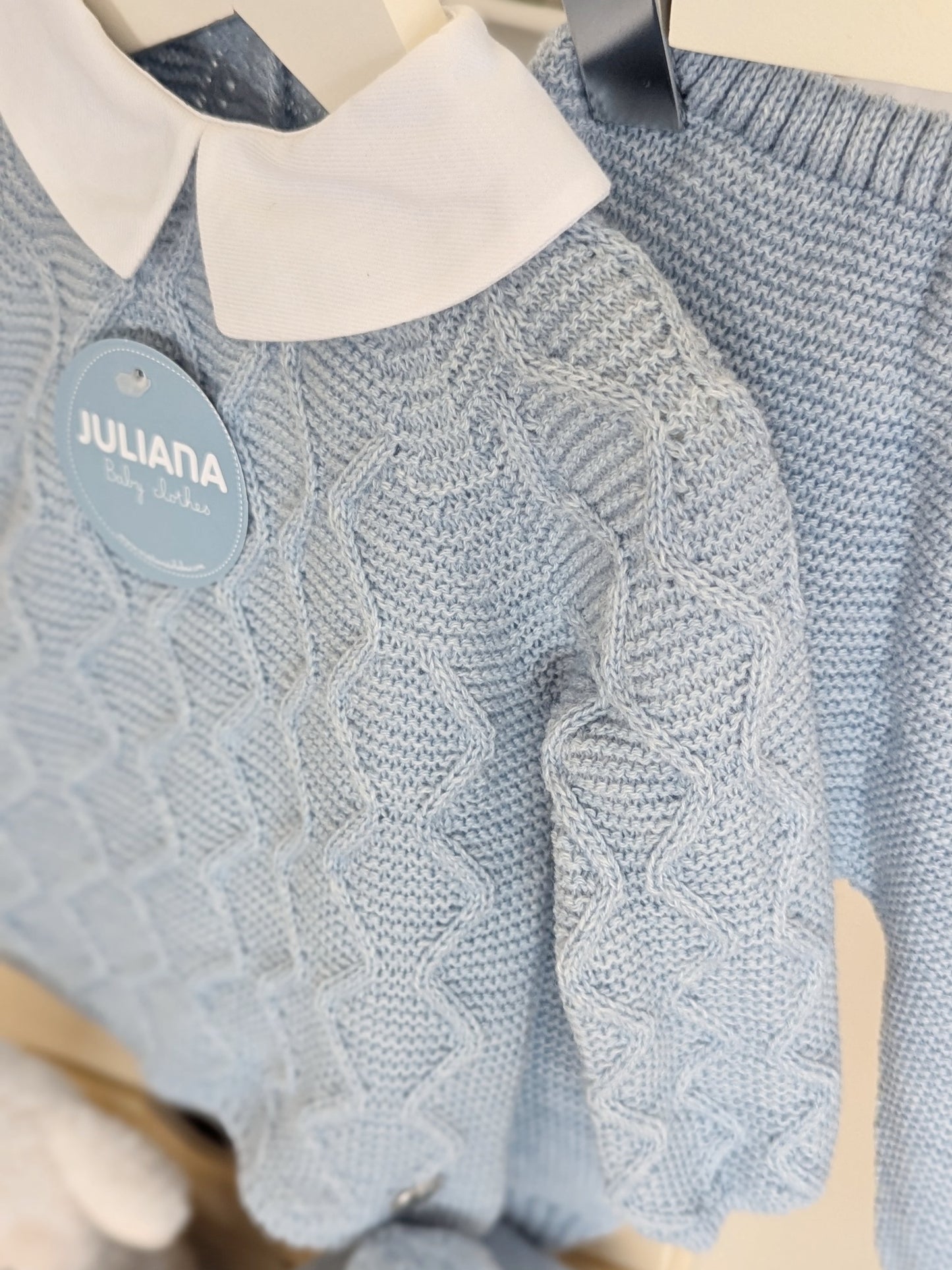 Conjunto Pantalon Aranes Azul - Colección Esencia de Juliana