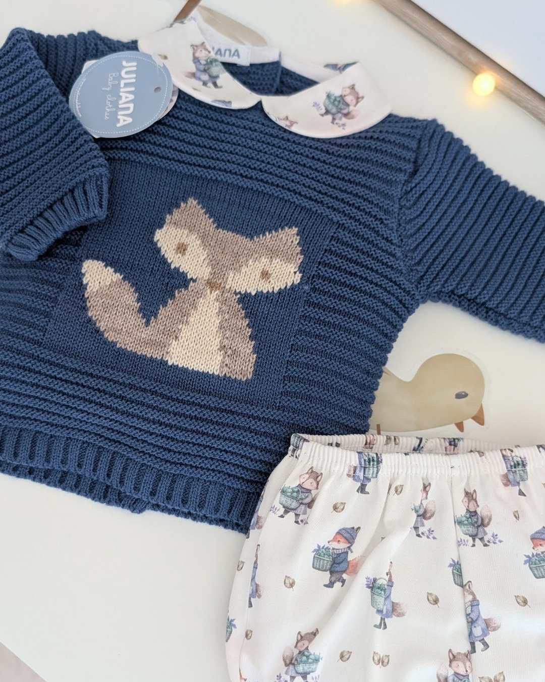 Conjunto Pantalon Zorritos Azul Azafata - Colección Sigilo Juliana