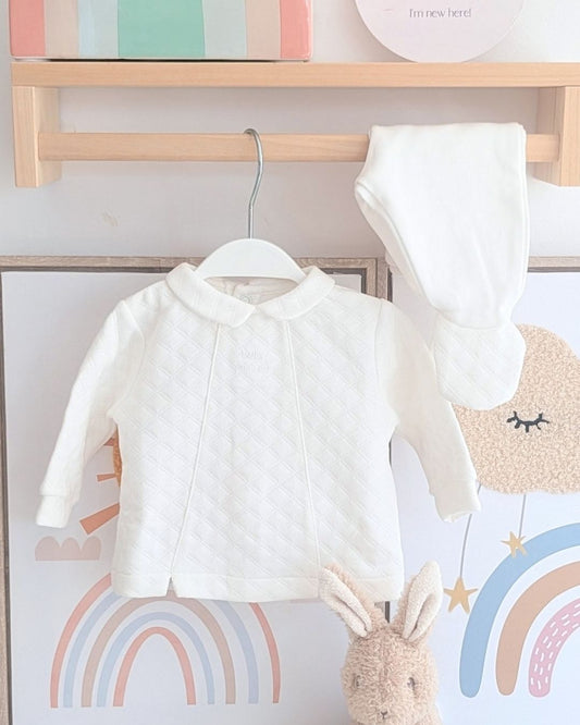 Conjunto Polaina Blanco Acolchado - Tutto Piccolo