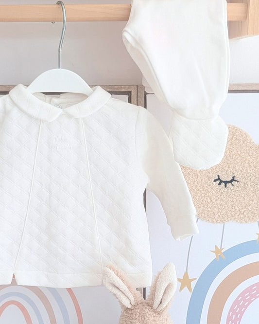 Conjunto Polaina Blanco Acolchado - Tutto Piccolo