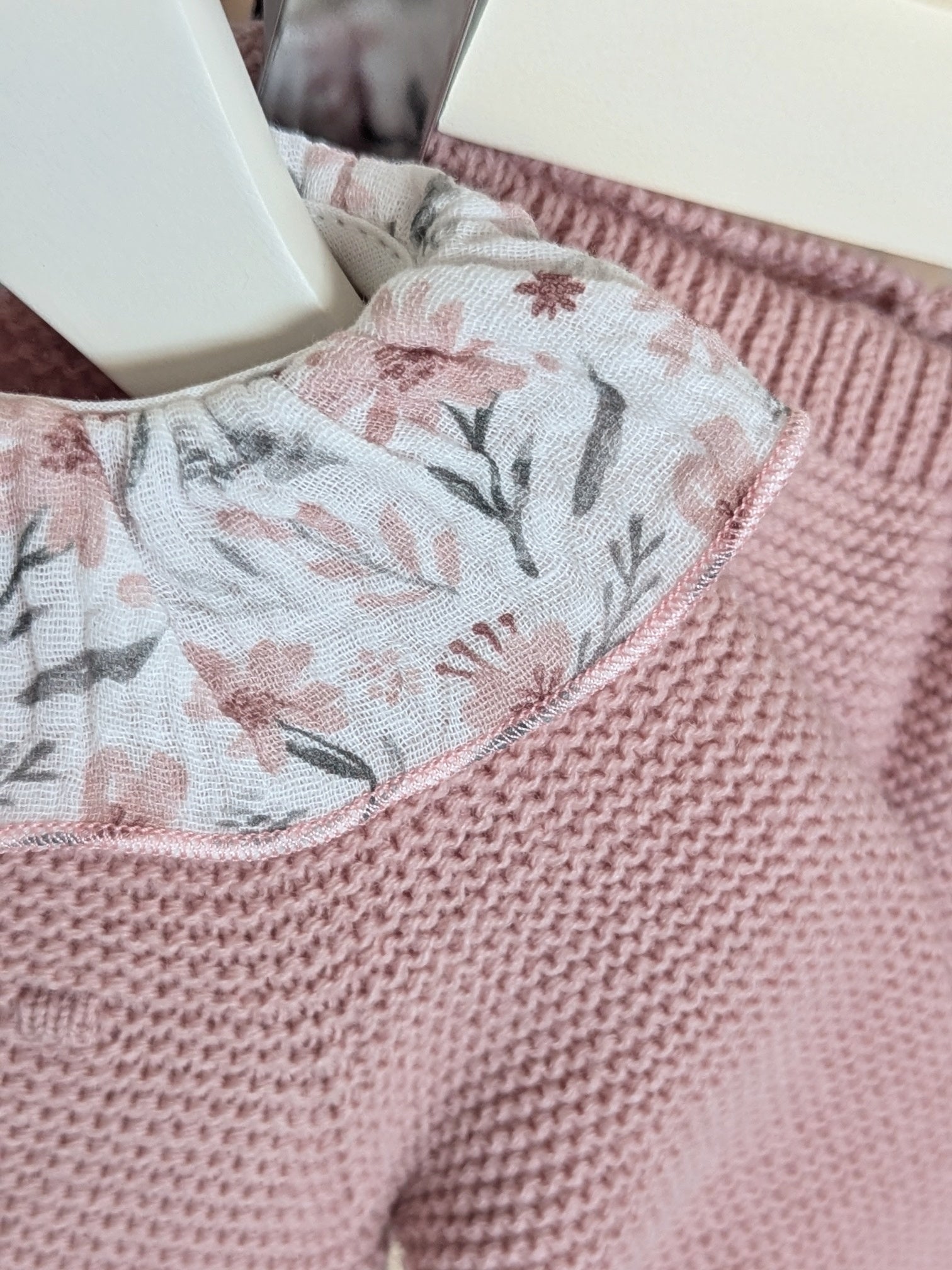 Conjunto Polaina Bodoques Rosa Empolvado - Colección Arte de Juliana