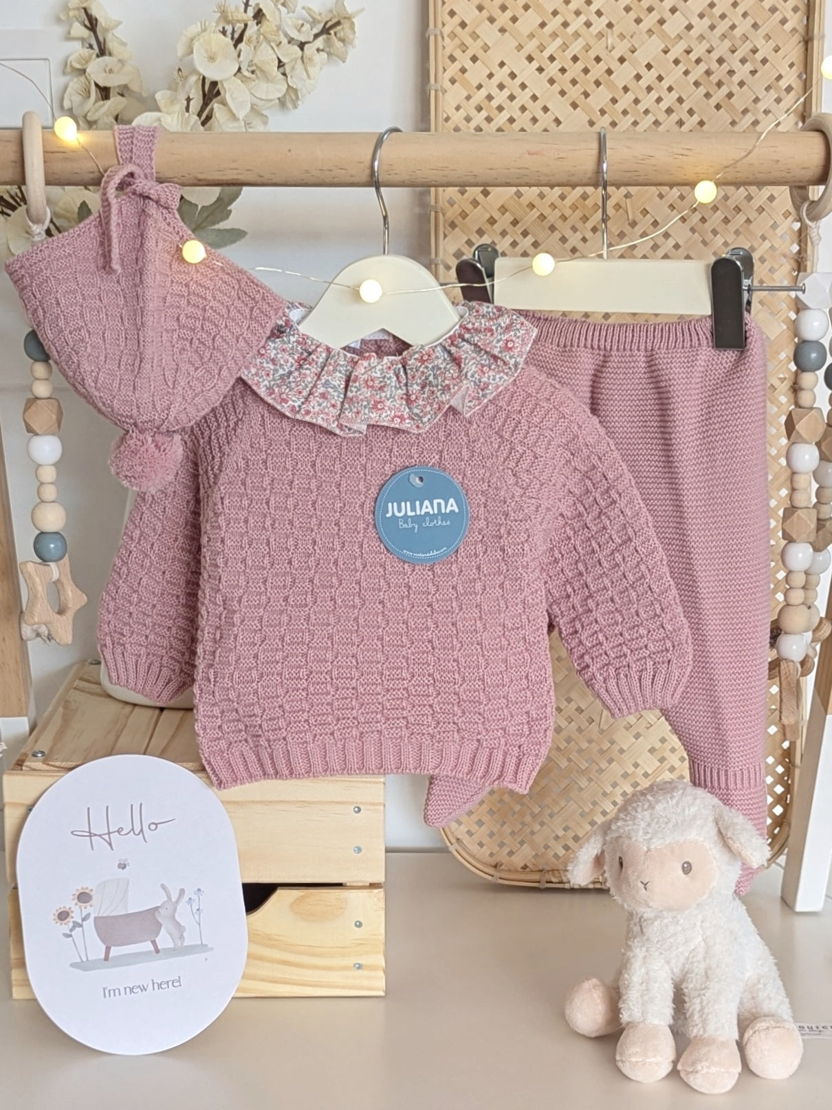 Conjunto Polaina Cuello Flores Maquillaje - Colección Danza de Juliana