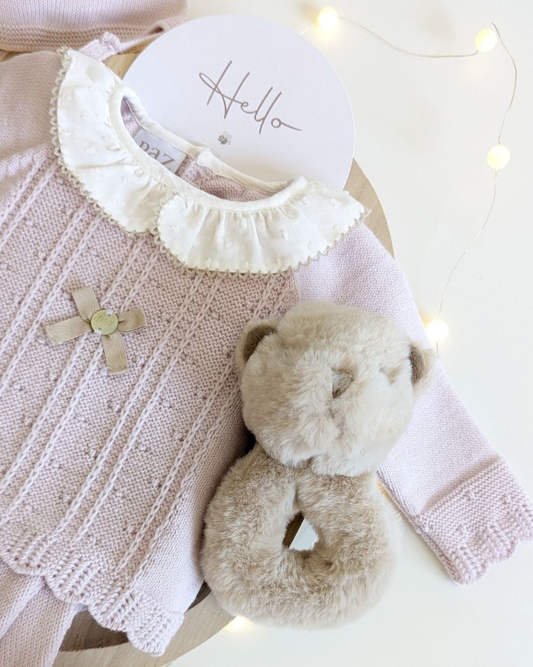 Conjunto Polaina Erizos Malva - Paz Rodriguez