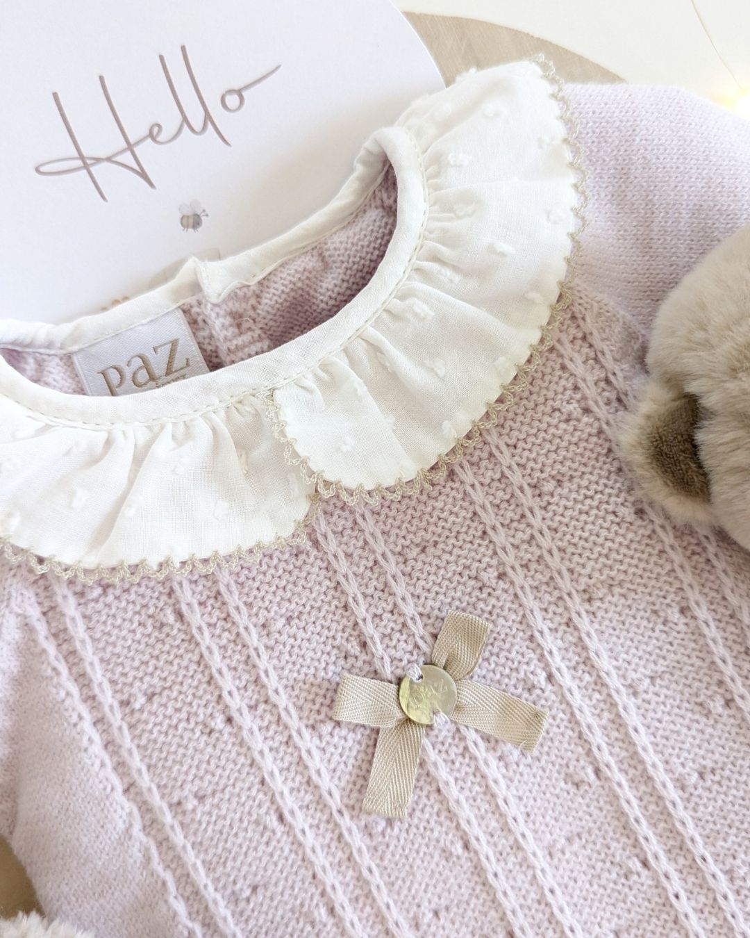 Conjunto Polaina Erizos Malva - Paz Rodriguez