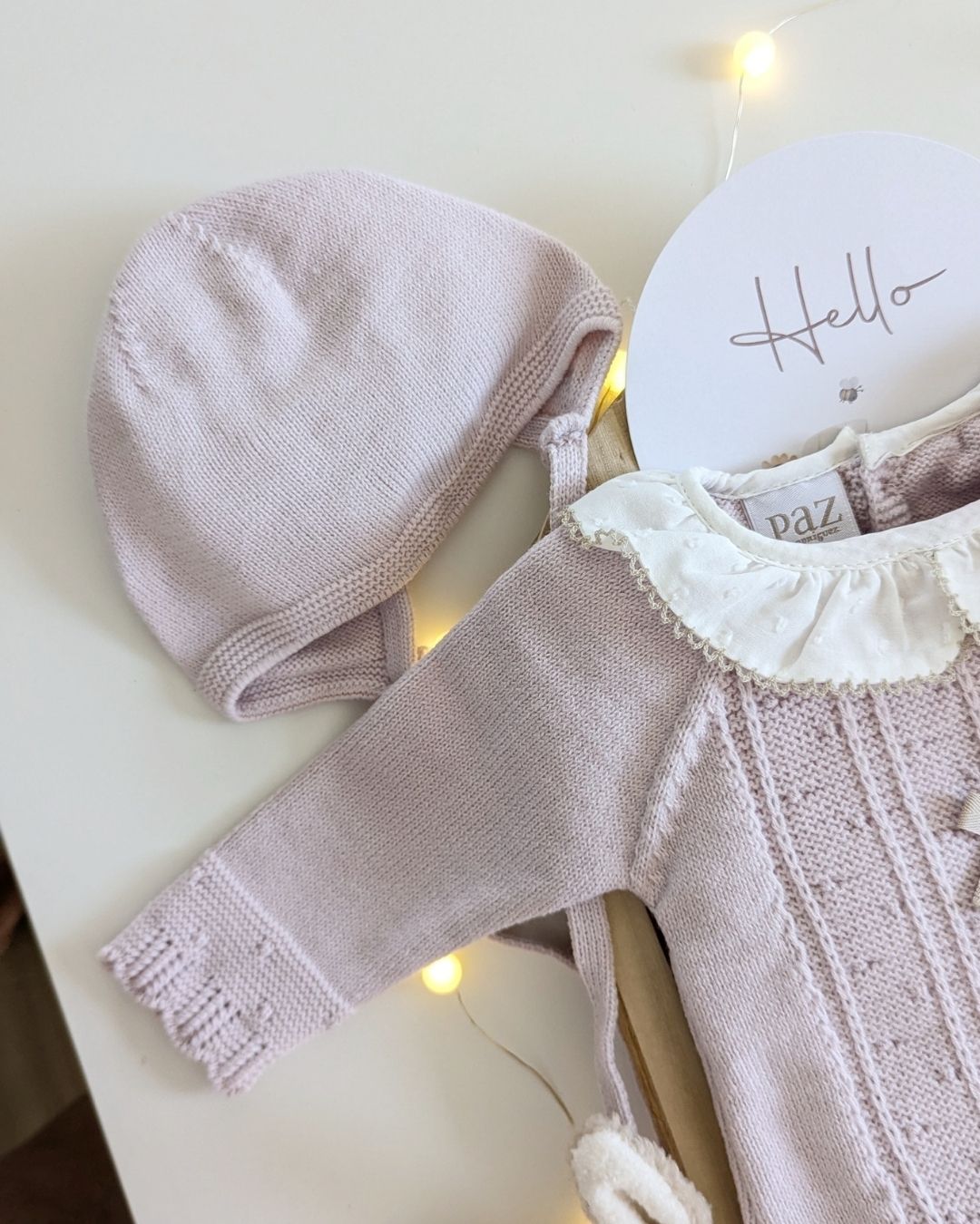 Conjunto Polaina Erizos Malva - Paz Rodriguez