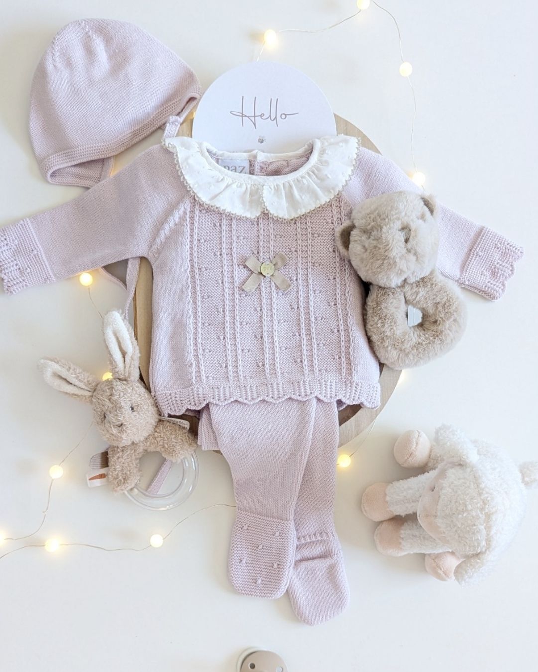 Conjunto Polaina Erizos Malva - Paz Rodriguez