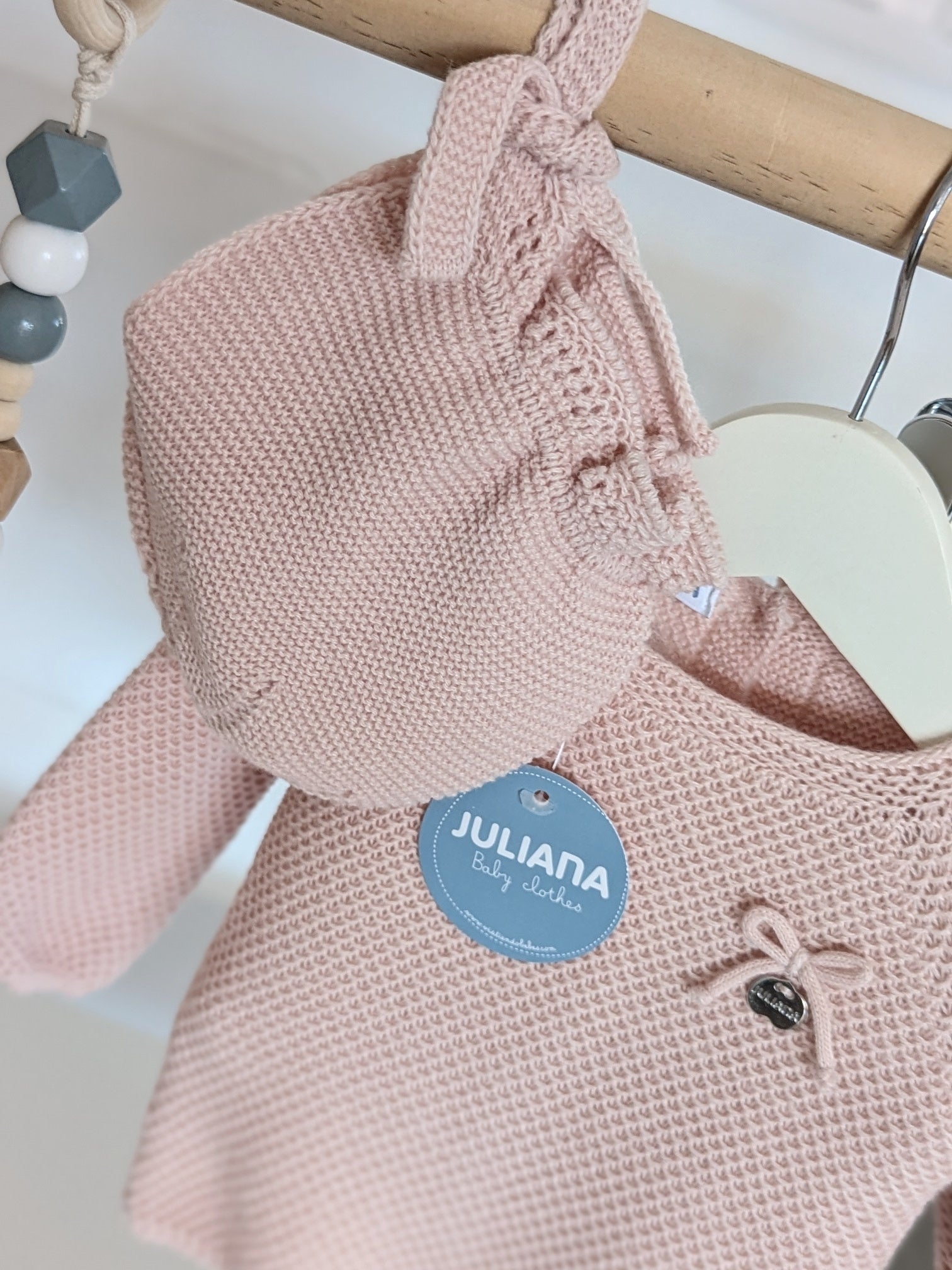 Conjunto Polaina Recogidas Rosa Palo - Colección Piano de Juliana