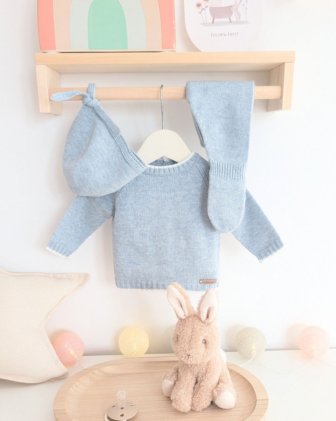 Conjunto Polaina Sherwood Celeste Grisáceo - Martin Aranda