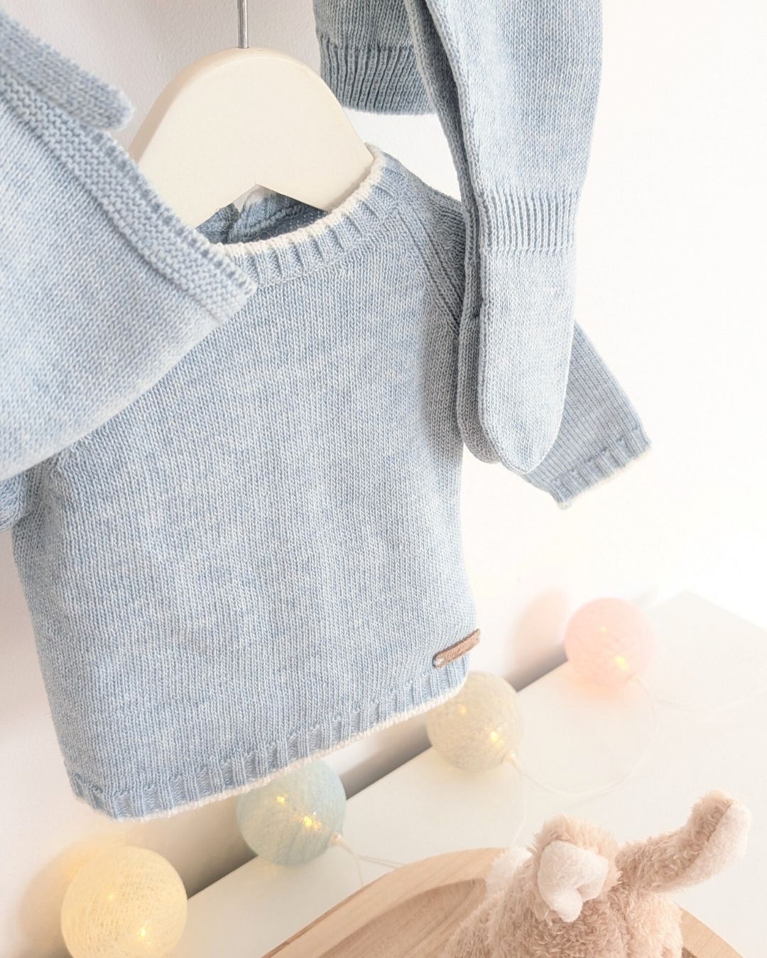 Conjunto Polaina Sherwood Celeste Grisáceo - Martin Aranda