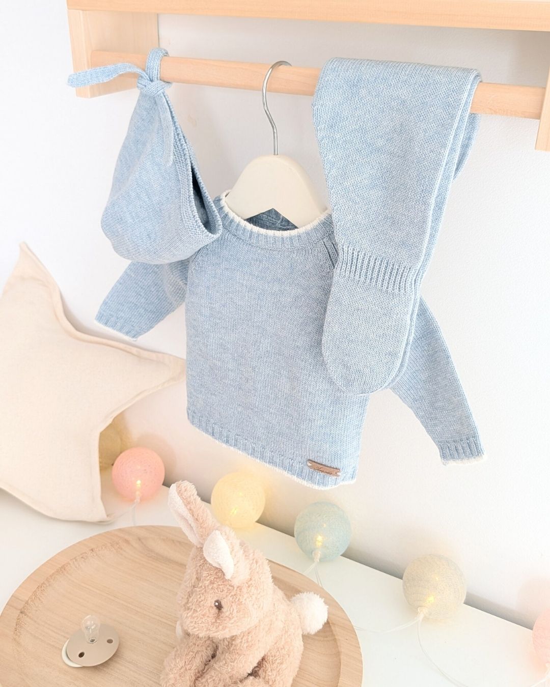 Conjunto Polaina Sherwood Celeste Grisáceo - Martin Aranda