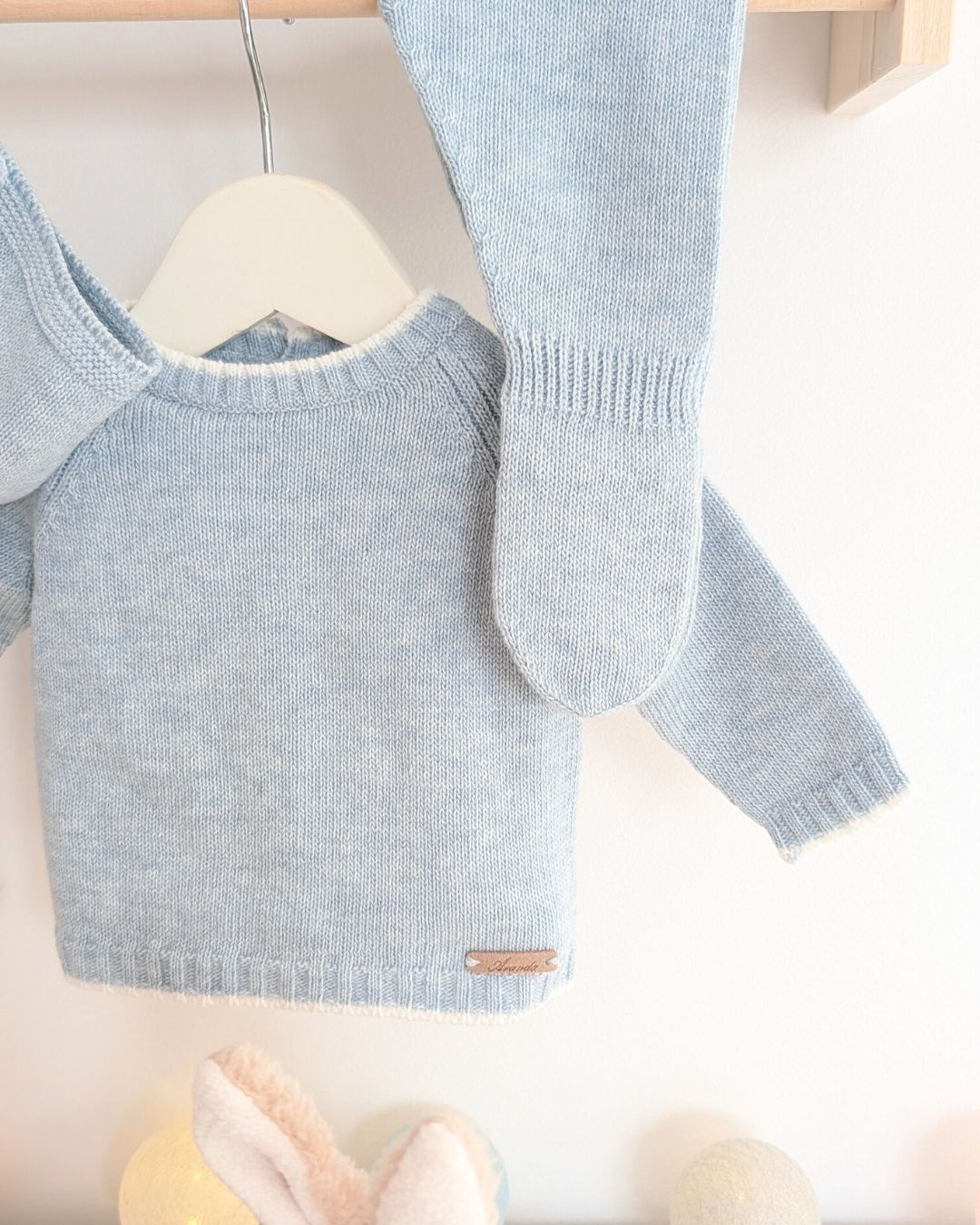 Conjunto Polaina Sherwood Celeste Grisáceo - Martin Aranda