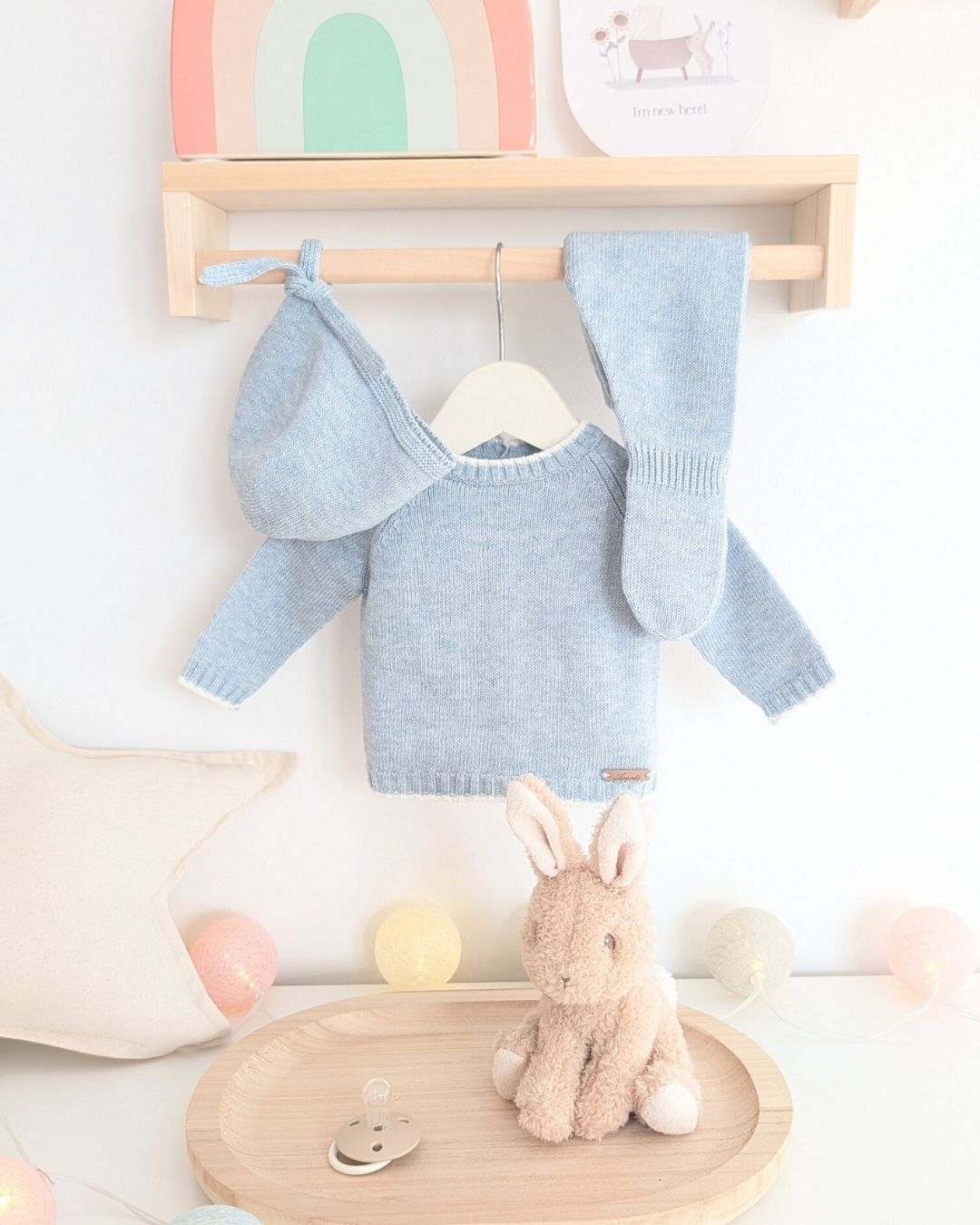 Conjunto Polaina Sherwood Celeste Grisáceo - Martin Aranda