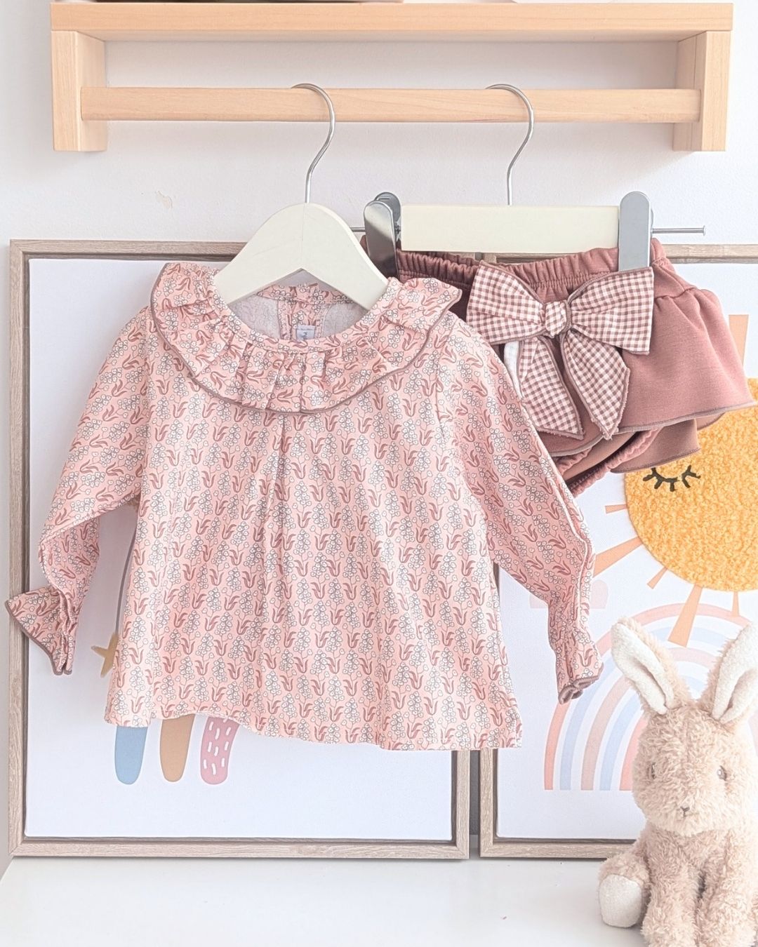 Conjunto Pololo Falda Meis Rosa Viejo - Calamaro
