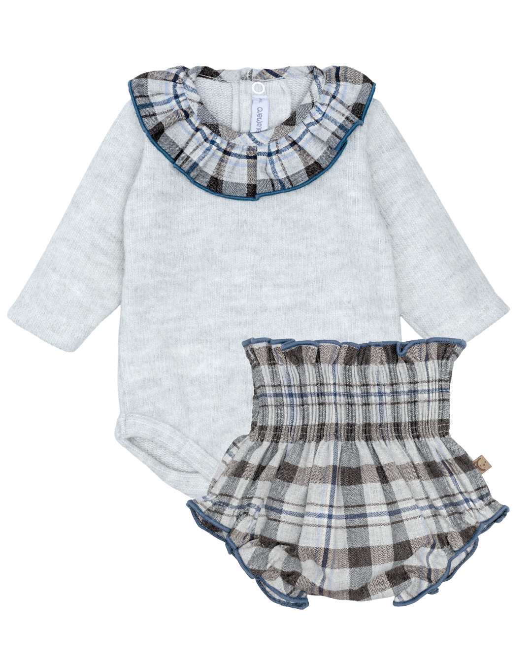 Conjunto Pololo y Body Malpica Gris - Calamaro