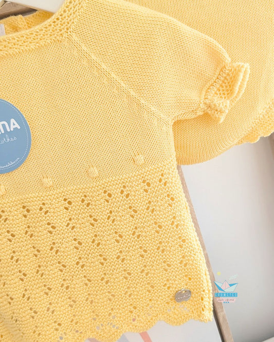 Conjunto bebé braga Amarillo 🍋 Colección Limón - Juliana