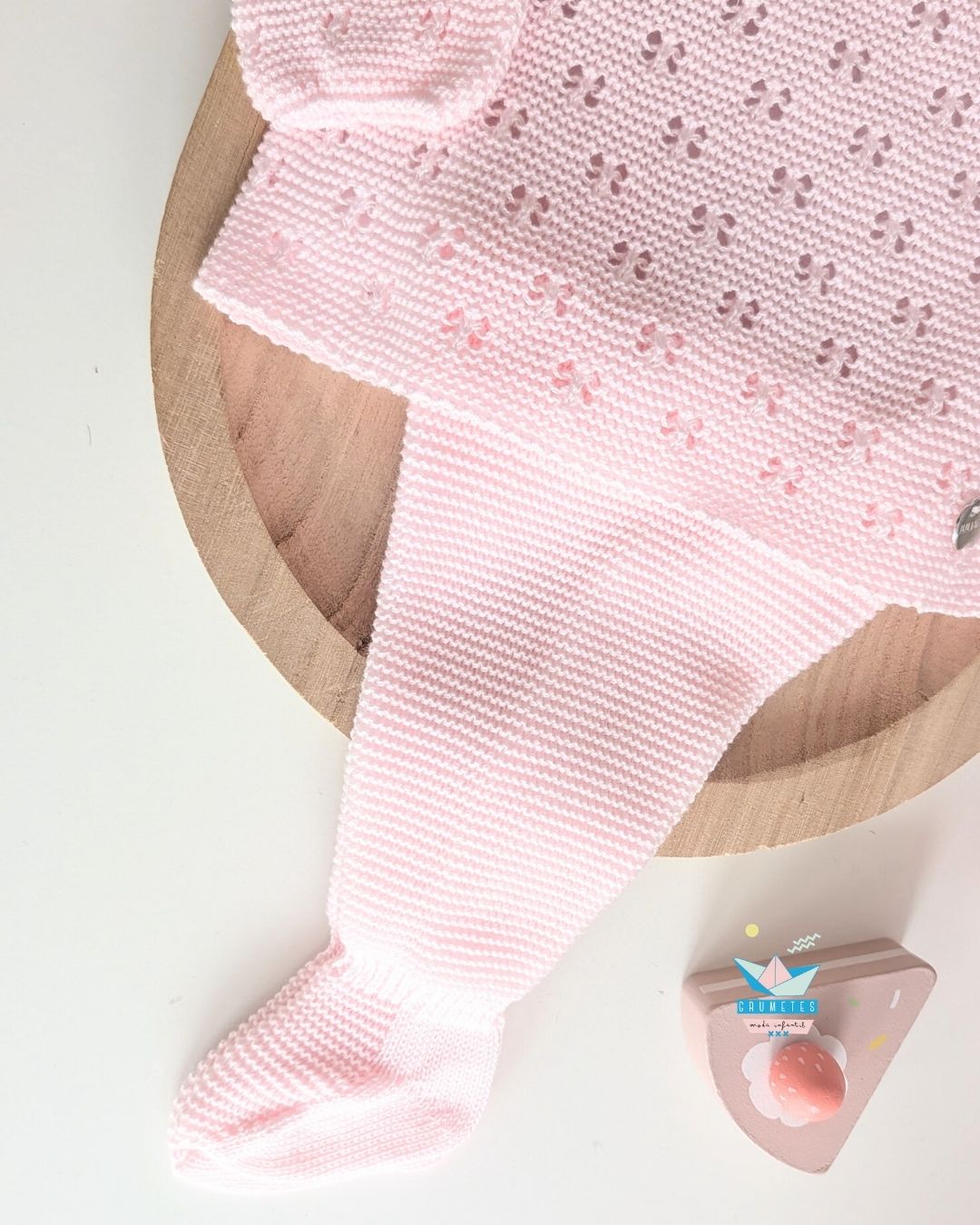 Conjunto bebé polaina Rosa Bebé 🍬 Colección Caramelo - Juliana