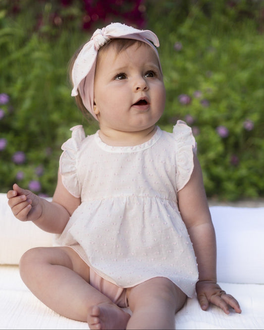 Conjunto pololo y blusa GOA Nude - Calamaro