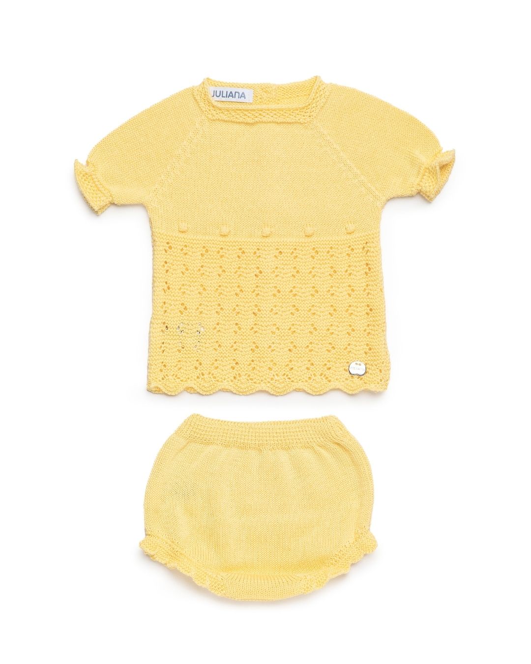 Conjunto bebé braga Amarillo 🍋 Colección Limón - Juliana
