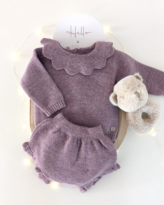 Pelele Punto Niña Liverpool Malva -  Martin Aranda