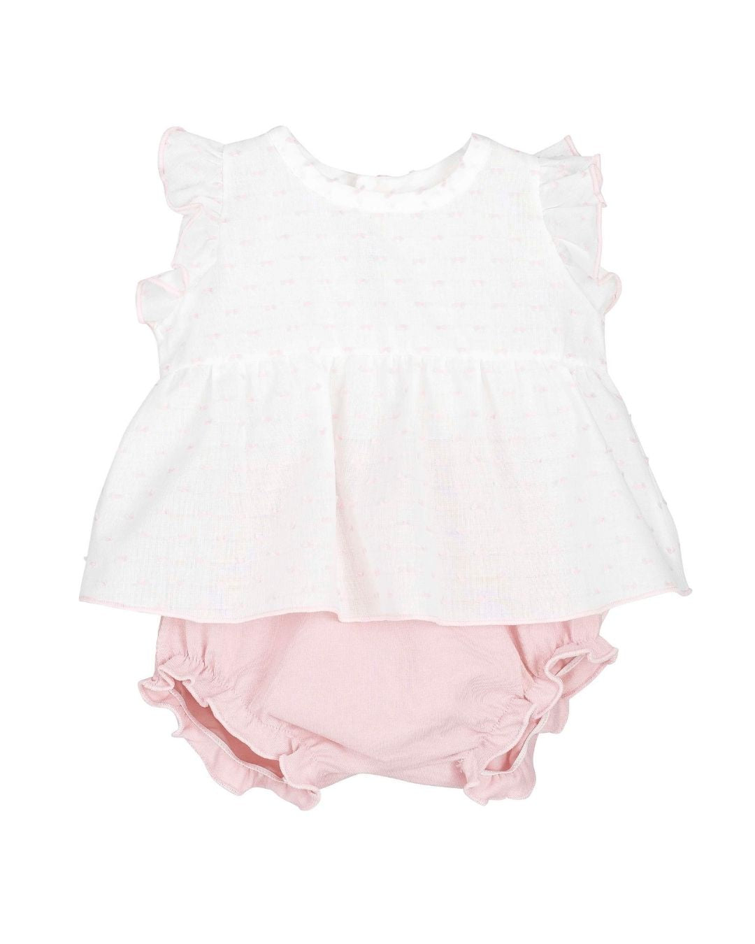 Conjunto pololo y blusa GOA Nude - Calamaro
