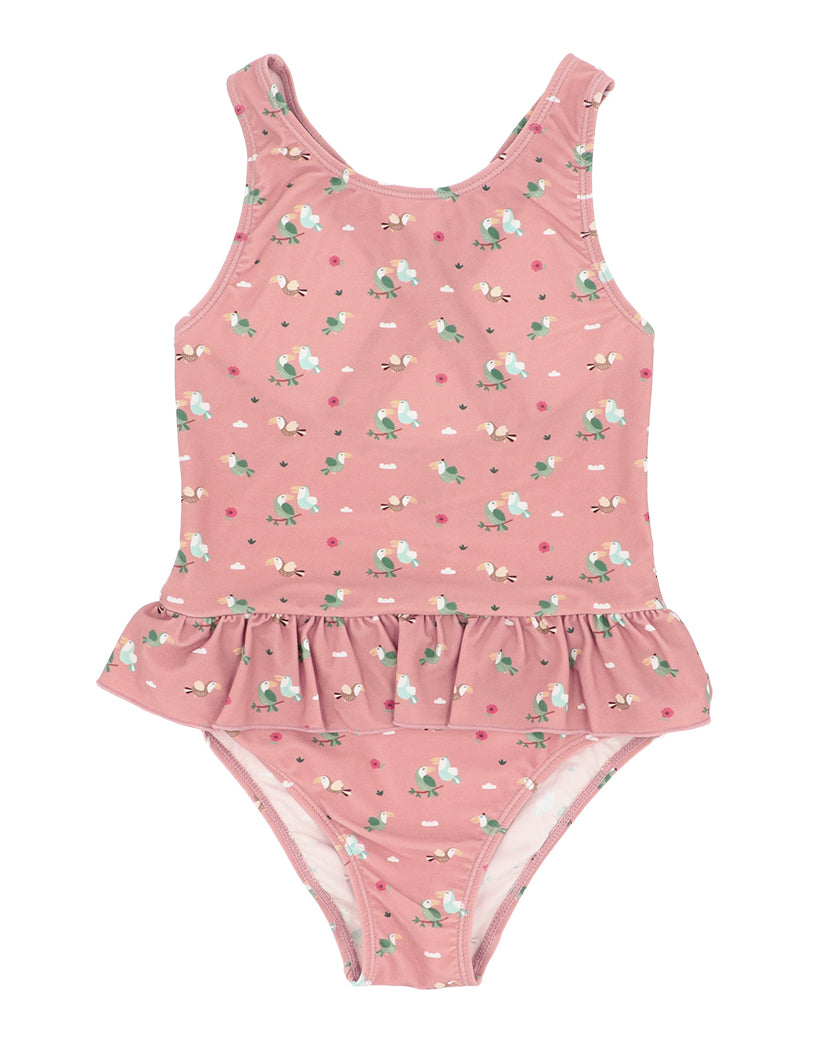 Bañador Cruzado Con Volantes Toucan - Tutete