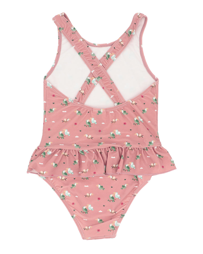 Bañador Cruzado Con Volantes Toucan - Tutete