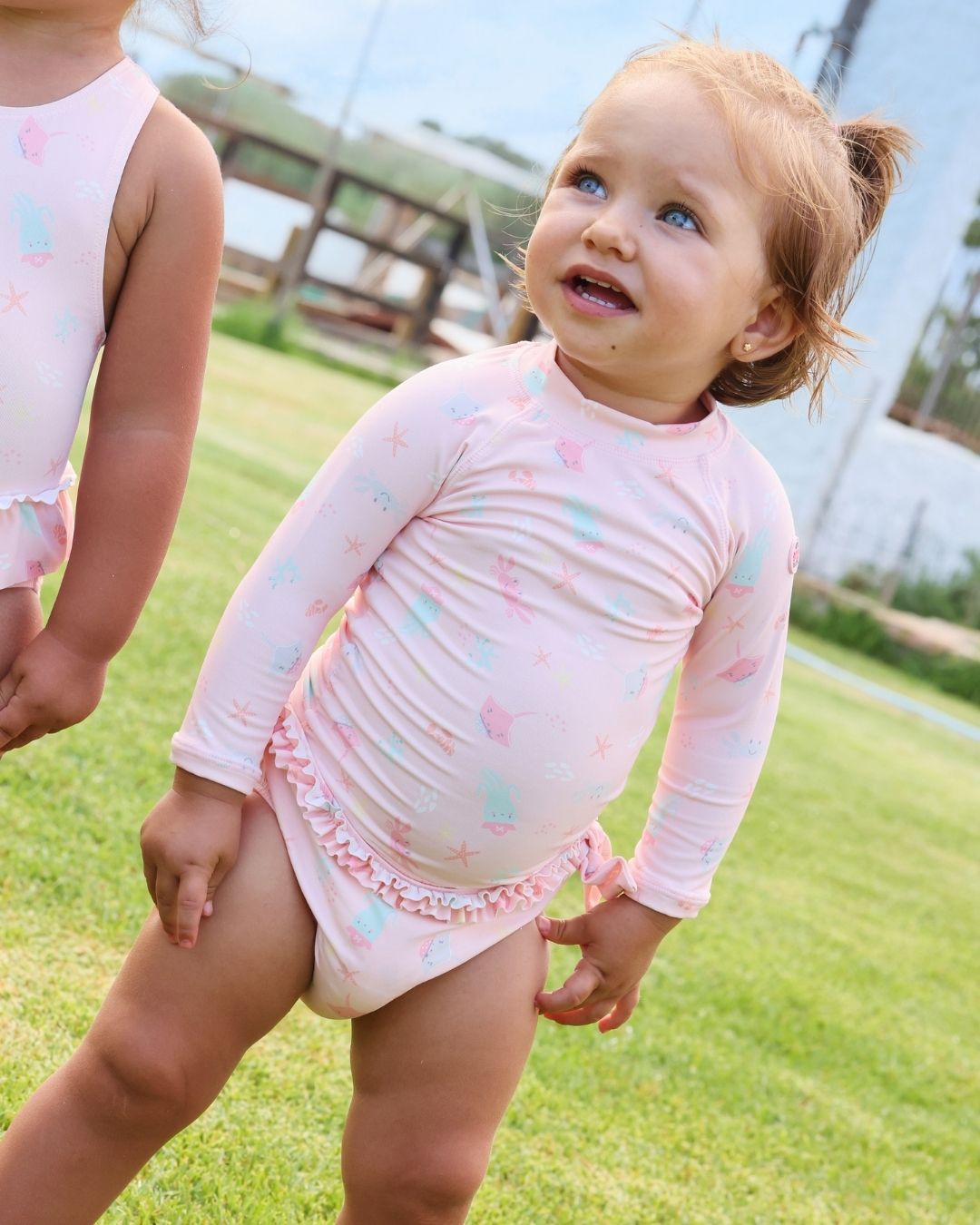 Culetín + Camiseta Fondo de Mar Pétalo Océano - Tutto Piccolo