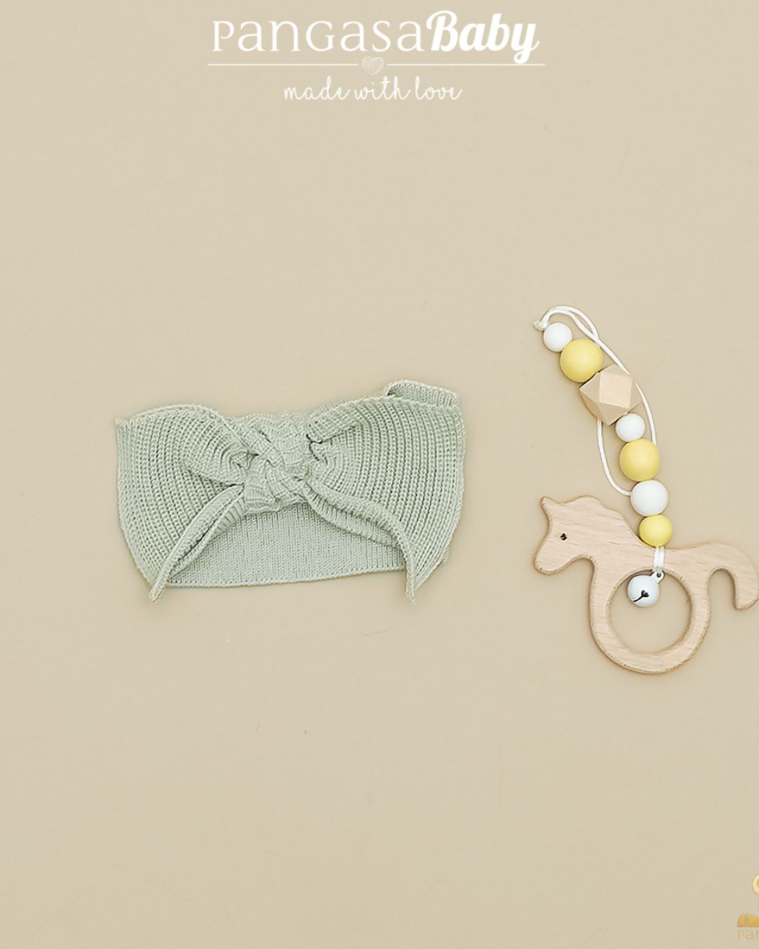 Diadema Verano Verde Hoja - Pangasa Baby