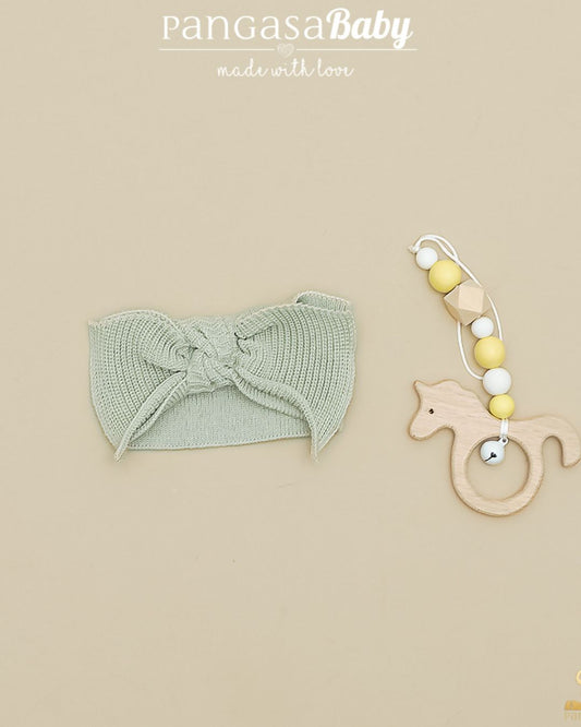 Diadema Verano Verde Hoja - Pangasa Baby