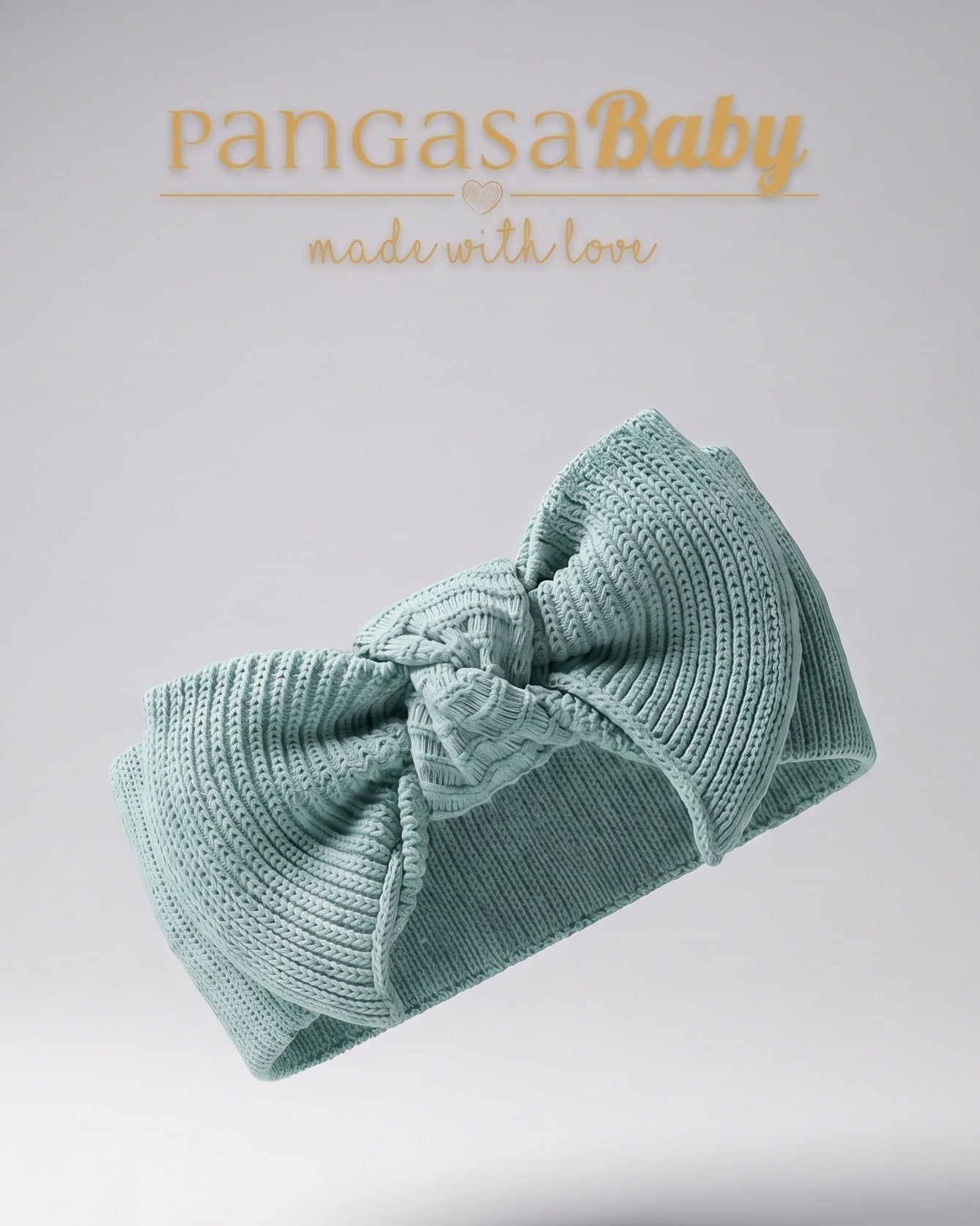 Diadema Lana Verde Mint - Pangasa Baby