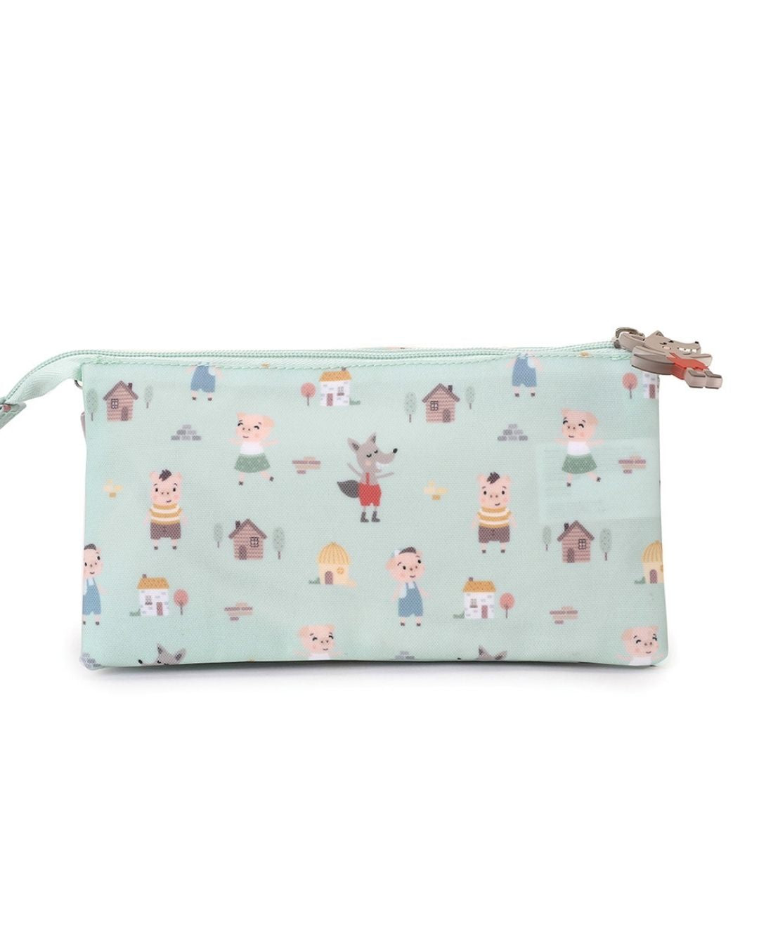 Estuche 3 Compartimentos The Three Little Pigs 🐷 Los tres Cerditos - Tutete