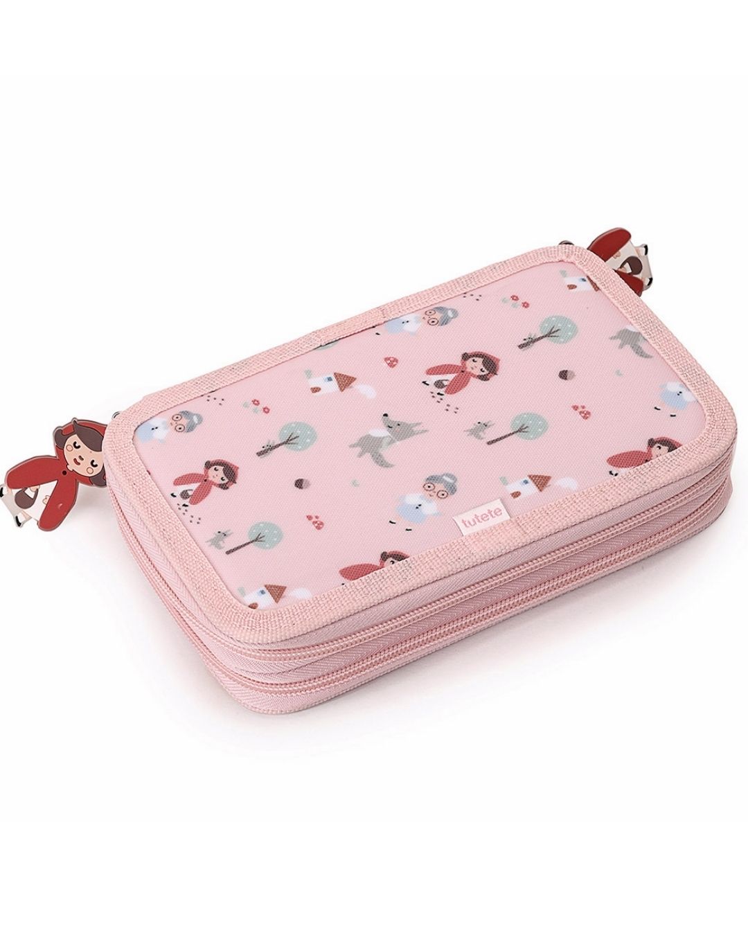 Estuche Plumier Doble Little Red ❤ Caperucita Roja - Tutete