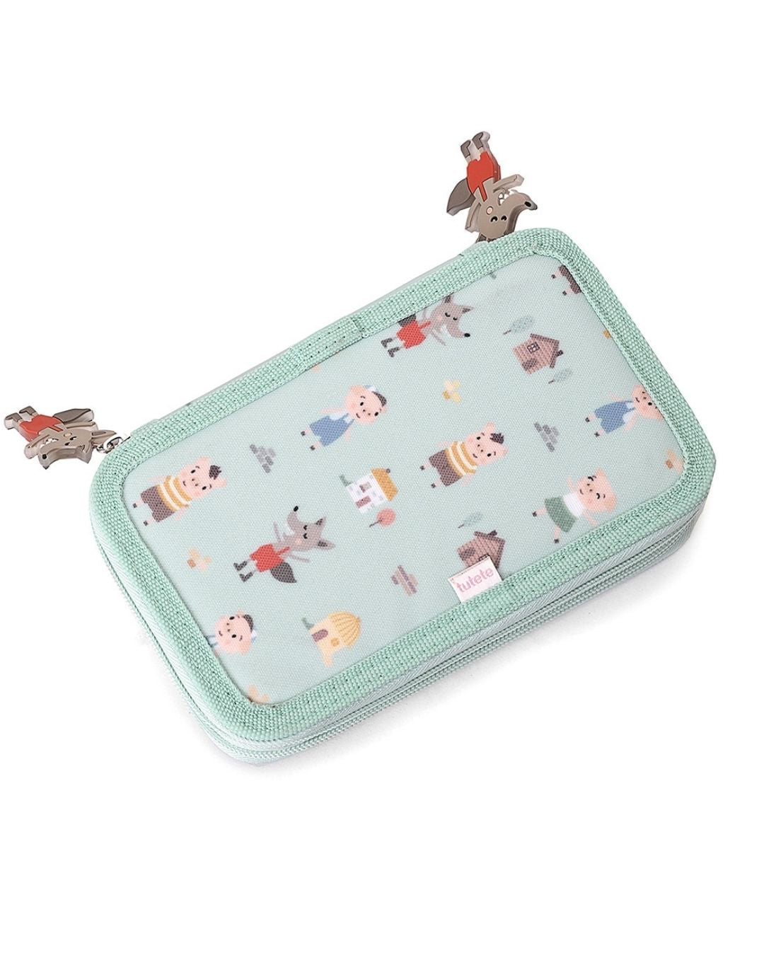Estuche Plumier Doble The Three Little Pigs 🐷 Los tres Cerditos - Tutete