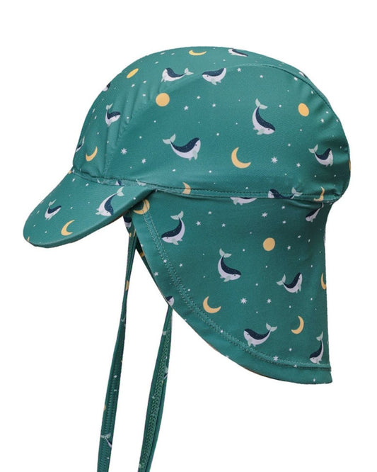 Gorro Bebé Solar WHALE TEAL - Tutete