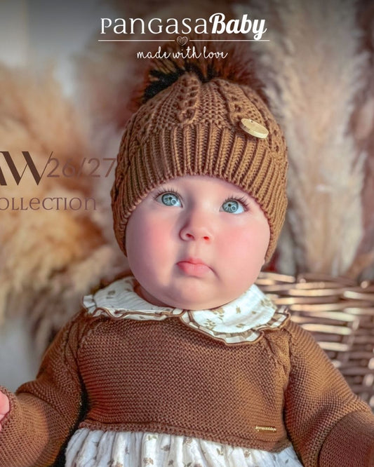 Gorro Ochos Pelo Chocolatte - Pangasa Baby