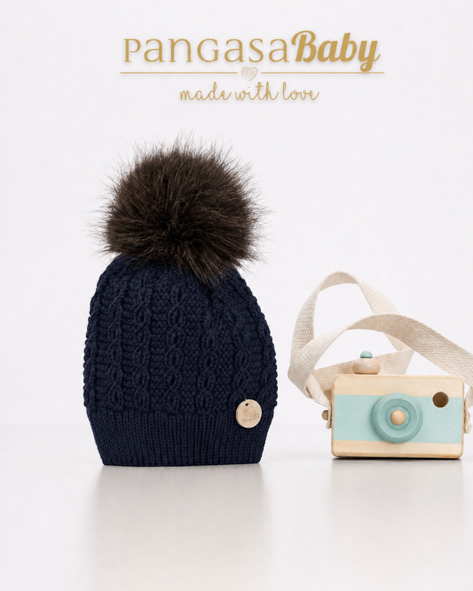 Gorro Ochos Pelo Marino - Pangasa Baby