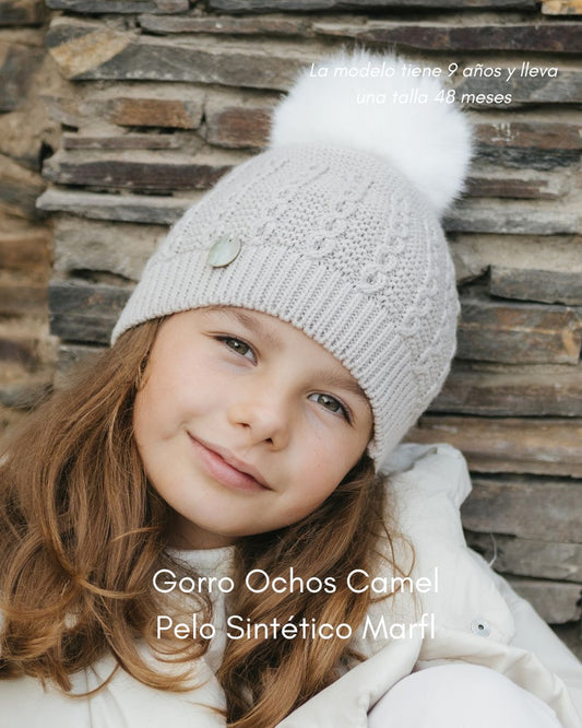 Gorro Ochos Pelo Camel - Pangasa Baby