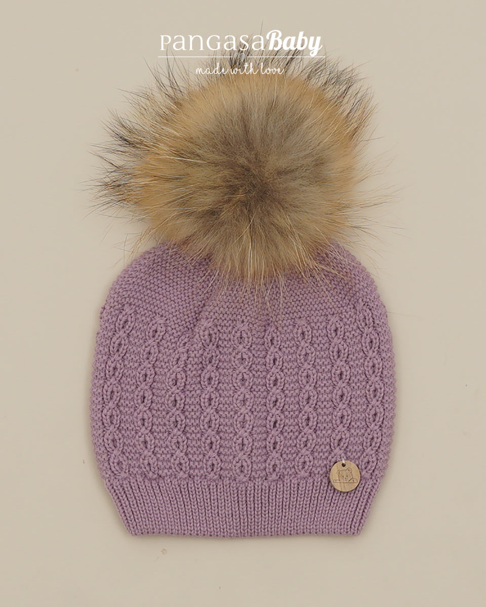 Gorro Ochos Pelo Orquidea - Pangasa Baby