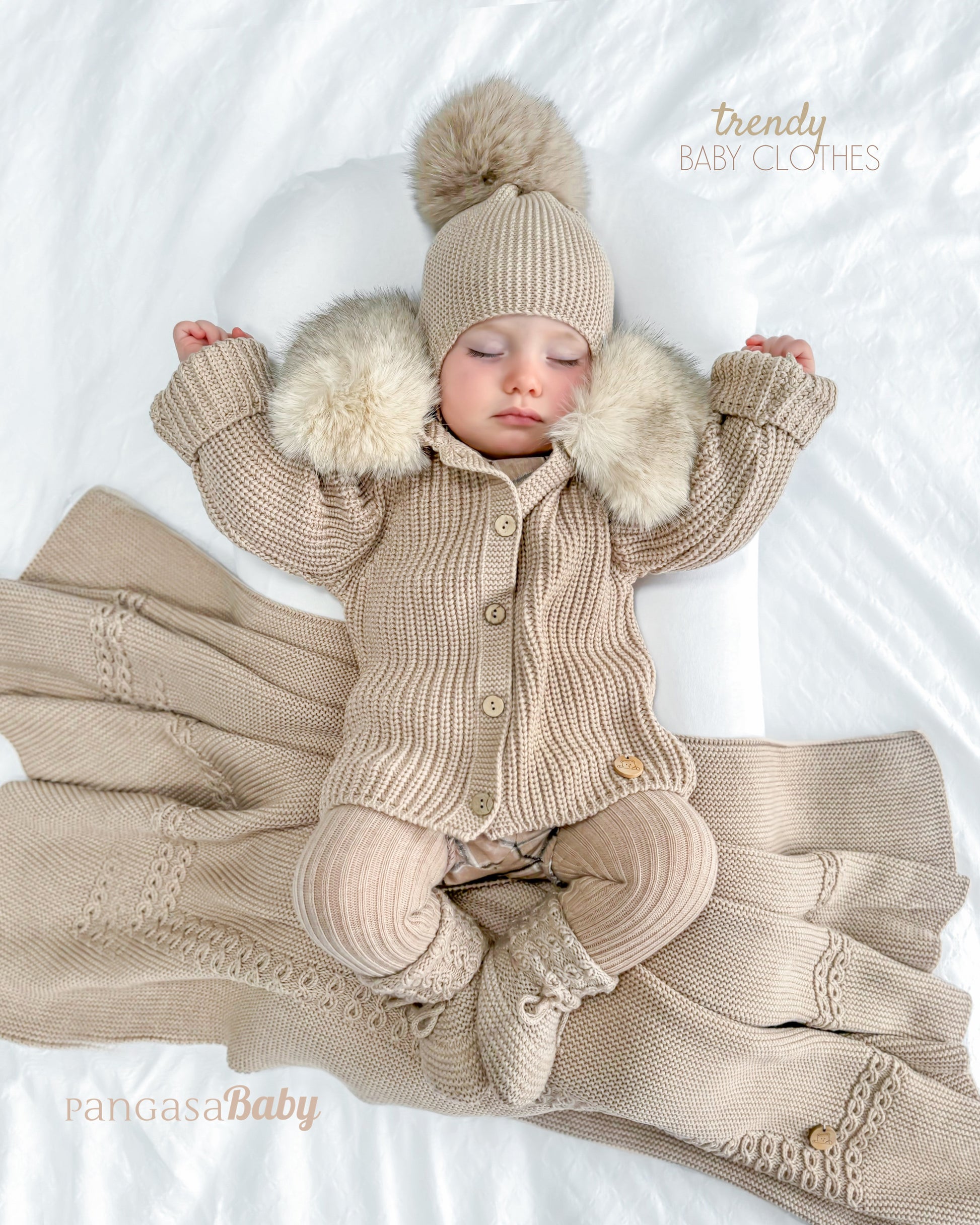 De Punto Outfit Para Bebes Niña Invierno Ropa De Bebé Para Niña