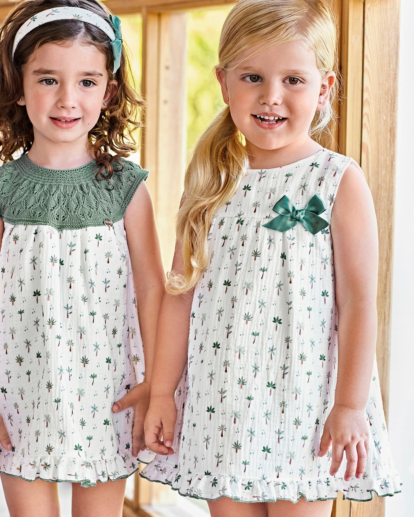 Vestido Tela Lazito Palmeras - Colección Mistral Juliana