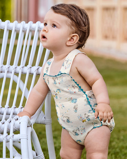 Peto Elefantes Turquesa - Colección Terral Juliana