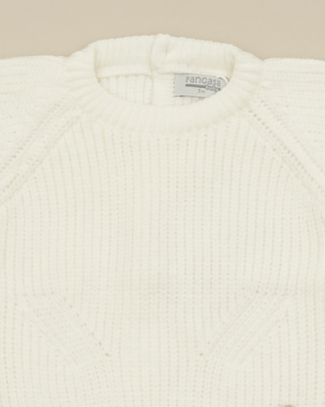 Jersey Punto Perlado Marfil 🧶 Pearl Knit - Pangasa Baby