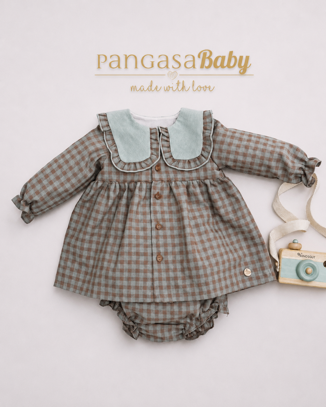 Jesusin Cuadros Verde Mint - Mint Collection Pangasa Baby